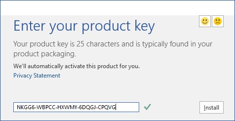 Ms office 365 product key 2019